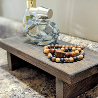 Wooden Risers Counters/Bathrooms