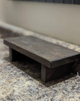 
              Wooden Risers Counters/Bathrooms
            