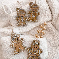 Gingerbread Ornament Wooden