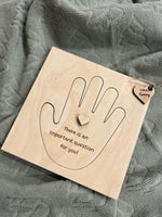 
              Godparent Hand Card Wood
            