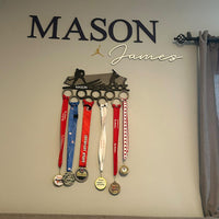 Sports Medals wall organizer