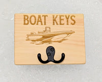 
              Boat Keys Wooden Hanger
            