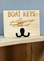 
              Boat Keys Wooden Hanger
            