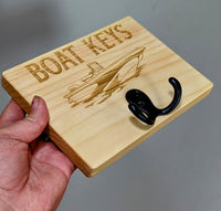 
              Boat Keys Wooden Hanger
            