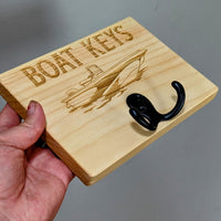 Boat Keys Wooden Hanger