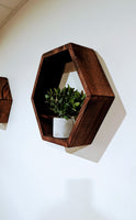 
              Hexagon Floating Shelves Set of Two
            