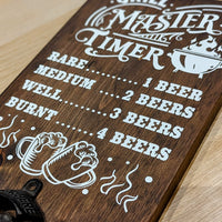 BBQ Bottle Opener Beer Sign