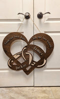 
              Heart anniversary sign wooden
            