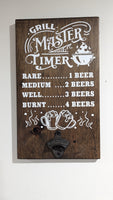 
              BBQ Bottle Opener Beer Sign
            