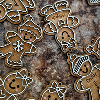 Gingerbread Ornament Wooden