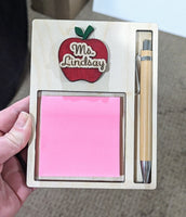 
              Teachers Notepad Holder
            