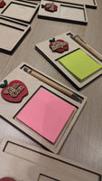 
              Teachers Notepad Holder
            