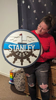 
              Nautical Theme Nursery Sign
            