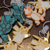 Pokemon acrylic keychains