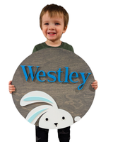 
              Bunny Theme Name Sign
            