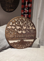 
              Tree of Life Family Round Sign
            