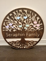 
              Tree of Life Family Round Sign
            