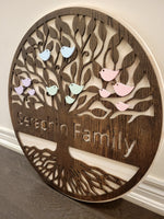 
              Tree of Life Family Round Sign
            