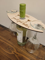 
              Wine Bottle Glass Holder
            