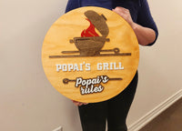 
              BBQ Patio Personalized Sign
            