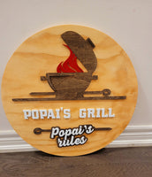 
              BBQ Patio Personalized Sign
            