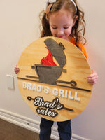 
              BBQ Patio Personalized Sign
            