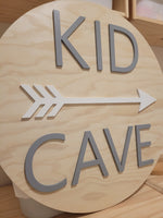 
              Kids Cave Playroom Sign
            