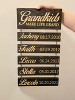 
              Grandkids Hanging Decor Sign
            