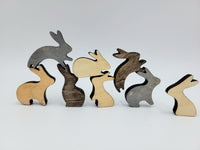 
              Wood Stacking Bunnies
            