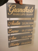 
              Grandkids Hanging Decor Sign
            