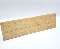 
              Fishermans Ruler 20" Wooden
            