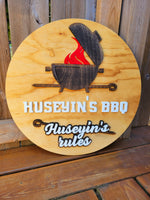 
              BBQ Patio Personalized Sign
            