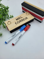 
              Teacher Wood Dry Eraser Personalized
            