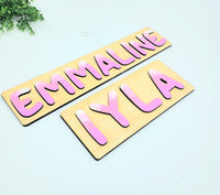 
              Wood Name Puzzles Personalized
            