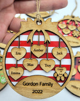 
              Family Wooden Ornaments
            