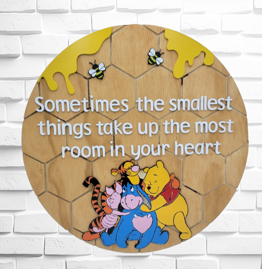 Winnie the Pooh Honeycomb Sign