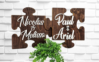 
              Puzzle Piece Wood Name Signs
            