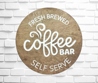 
              Coffee Bar Engraved Sign
            