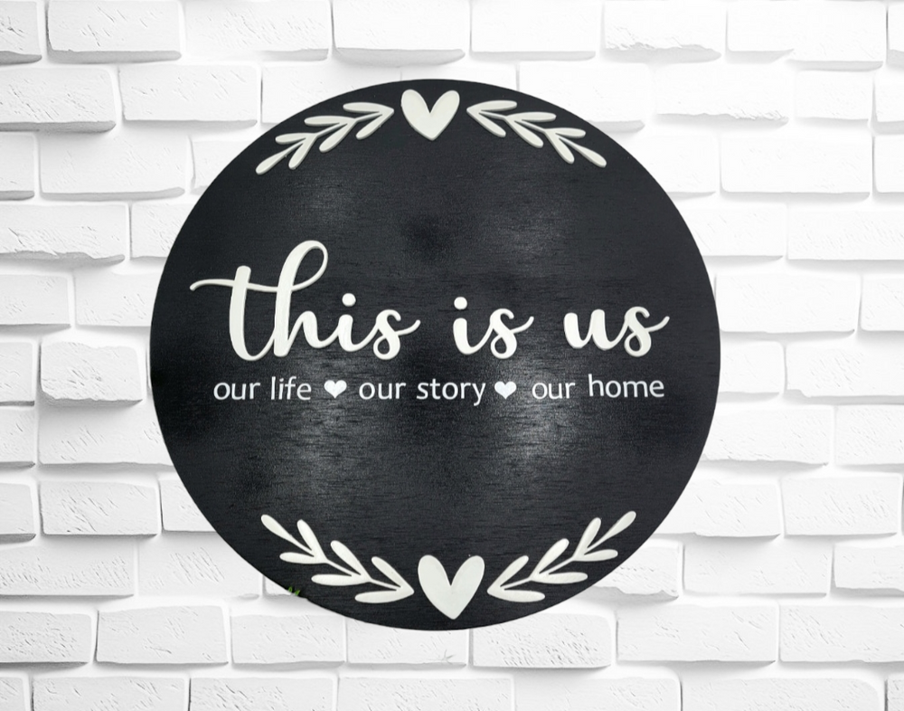 This Is Us Sign