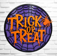 
              Trick or Treat Mini Sign
            