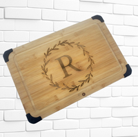 
              Bamboo Personalized Large Cutting Board
            